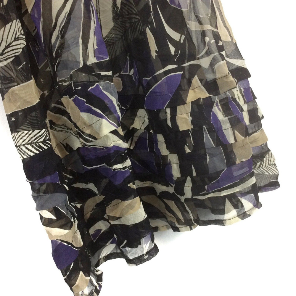 XSOLDXAnthropologie Sparkle Fade Silk Babydoll Top - Picture 3 of 4